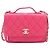 Chanel Borsa piccola in pelle caviar trapuntata Affinity rosa