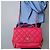 Chanel Borsa piccola in pelle caviar trapuntata Affinity rosa - vista 2