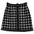 Timeless Chanel Mini-Woll-, Mohair-, Polyester-, Seidenrock 38 schwarz - Ansicht 4