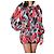 Dolce & Gabbana Abito Mini in Seta con Fiori 40 Multicolore