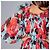 Dolce & Gabbana Abito Mini in Seta con Fiori 40 Multicolore - vista 3
