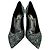 Saint Laurent Pumps in pelle e glitter 39 Nero - vista 5