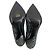 Saint Laurent Pumps in pelle e glitter 39 Nero - vista 8