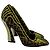 Fendi Pumps in pelle e tessuto 39 Jacquard marrone Multicolore - vista 2