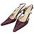 Gucci High Heel Mule Leather 38 1/2 Prune