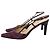 Gucci High Heel Mule Leather 38 1/2 Prune - view 3