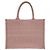 Dior Mittelgroße bestickte Canvas-Tasche Book Tote in Pink - Ansicht 2