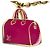 Louis Vuitton Charm in ottone Emanel Iconic Speedy Multicolore - vista 4