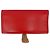 Saint Laurent Clutch in pelle Kate con patta rossa Rosso - vista 4