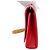 Saint Laurent Clutch in pelle Kate con patta rossa Rosso - vista 6