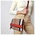 Burberry Borsa a tracolla in tela a quadri beige Archive Rosso - vista 2