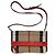 Burberry Borsa a tracolla in tela a quadri beige Archive Rosso - vista 4