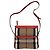 Burberry Borsa a tracolla in tela a quadri beige Archive Rosso - vista 5