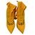Casadei Botas de tacón alto de tela 41 Amarillo - vista 3