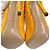 Casadei Botas de tacón alto de tela 41 Amarillo - vista 7
