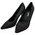 Timeless Chanel Lackleder-Pumps mit Kappenzehe 40 Absatz 9 cm Schwarz