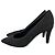Timeless Chanel Lackleder-Pumps mit Kappenzehe 40 Absatz 9 cm Schwarz - Ansicht 2