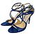 Jimmy Choo Sandali in pelle esotica Lance 40 Tacco 10 cm Blu