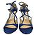 Jimmy Choo Sandali in pelle esotica Lance 40 Tacco 10 cm Blu - vista 3