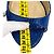 Jimmy Choo Sandali in pelle esotica Lance 40 Tacco 10 cm Blu - vista 8