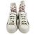 Louis Vuitton Leder-Sneaker mit Socken 39 Monogram Weiß - Ansicht 3