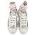 Louis Vuitton Leder-Sneaker mit Socken 39 Monogram Weiß - Ansicht 4
