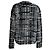 Balmain Doppelt gefütterte Karierte Tweed- und Viskose-Blazer 38 Schwarz & Weiß - Ansicht 6