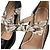 Gucci Mary Jane Leather & Exotic Strap Pump 39 Black & White - view 8