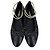 Timeless Chanel Scarpe in tweed con punta cap-toe e flap da ballet nero e bianco - vista 2
