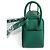 Hermès Lindy Mini Swift Pelle Crossbody Verde - vista 5