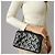 Coussin Louis Vuitton Cuscino Pochette Monogramma Embossato Pelle 3 Modi Messenger Crossbody Nero - vista 5