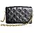 Coussin Louis Vuitton Cuscino Pochette Monogramma Embossato Pelle 3 Modi Messenger Crossbody Nero - vista 6
