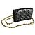 Coussin Louis Vuitton Cuscino Pochette Monogramma Embossato Pelle 3 Modi Messenger Crossbody Nero - vista 7