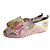Hermès Flache Espadrille aus Canvas 41 Rosa Mehrfarben - Ansicht 4