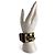 Autre Marque Bracciale in pelle 18 CM Nero - vista 4