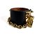 Autre Marque Bracciale in pelle 18 CM Nero - vista 7