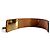Autre Marque Bracciale in pelle 18 CM Nero - vista 8