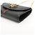 Gucci Borsa a spalla in pelle a righe Rajah Small con pattina 2 modi nera Nero - vista 4