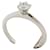 Tiffany & Co Solitaire Platinum Ring 16mm Diameter