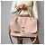 Zanellato Bolso mensajero Postina Medium de cuero, 2 formas, rosa - vista 3