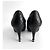 Timeless Chanel Kap-Toe Steppleder High Heel Pumpe 39 1/2 C Schwarz - Ansicht 7