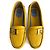 Fendi Mocassino in pelle Baguette 38 1/2 Giallo - vista 3