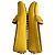 Fendi Mocassino in pelle Baguette 38 1/2 Giallo - vista 7