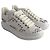 Alexander Mcqueen Niedrige Leder-Sneaker mit Nieten 40 weiß