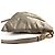 Prada Borsa a tracolla in nylon Econyl rieditata beige deserto - vista 5