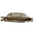 Prada Borsa a tracolla in nylon Econyl rieditata beige deserto - vista 8