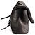 Saint Laurent Bolsa de ombro com aba 2 vias em couro de bezerro grained croco médio Niki cinza - vista 4