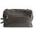 Saint Laurent Bolsa de ombro com aba 2 vias em couro de bezerro grained croco médio Niki cinza - vista 6