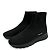 Prada Sock-Style Stoff Plattformstiefel 38 schwarz
