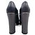 Fendi High Heel Ankle Boots Leather 40 1/2 Navy Navy blue - view 5